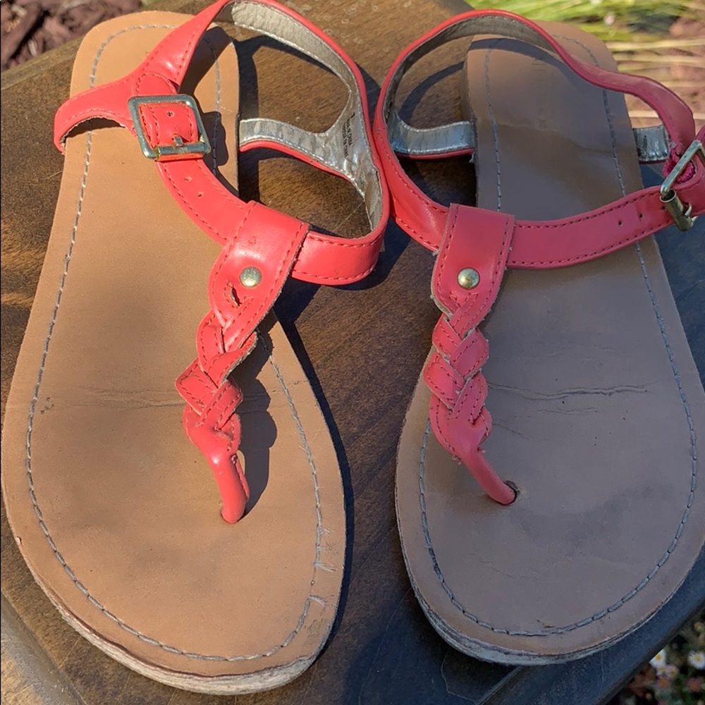Merona coral sandals